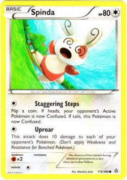 Spinda⁣ - Primal Clash⁣ (Common)⁣ [115]