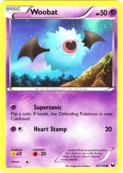Woobat⁣ - Dark Explorers⁣ (Common)⁣ [50]