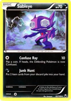 Sableye⁣ - Dark Explorers⁣ (Uncommon)⁣ [62]