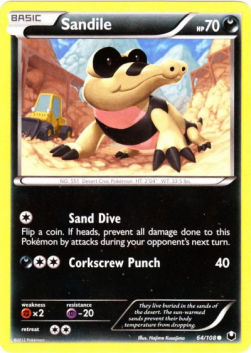 Sandile⁣ - Dark Explorers⁣ (Common)⁣ [64]