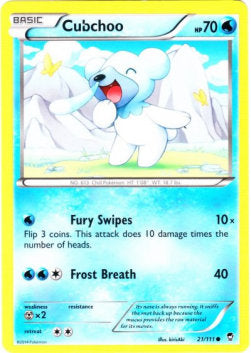 Cubchoo⁣ - Furious Fists⁣ (Common)⁣ [21]