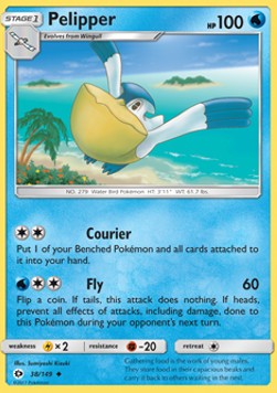 Pelipper⁣ - Sun & Moon⁣ (Uncommon)⁣ [38]