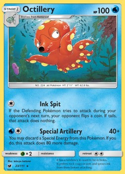 Octillery⁣ - Crimson Invasion⁣ (Rare)⁣ [23]
