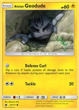 Alolan Geodude⁣ - Crimson Invasion⁣ (Common)⁣ [32]