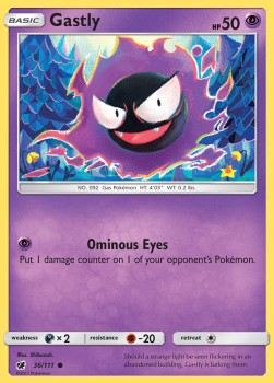 Gastly⁣ - Crimson Invasion⁣ (Common)⁣ [36]