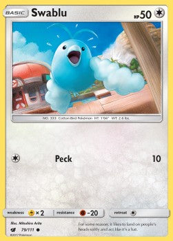Swablu⁣ - Crimson Invasion⁣ (Common)⁣ [79]