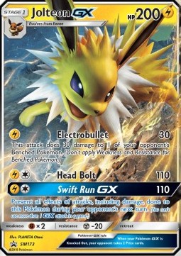 Jolteon GX⁣ - SM Black Star Promos⁣ (Promo)⁣ [173]