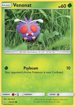 Venonat⁣ - Unbroken Bonds⁣ (Common)⁣ [10]