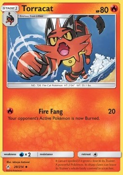 Torracat⁣ - Unbroken Bonds⁣ (Uncommon)⁣ [28]