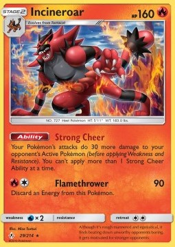 Incineroar⁣ - Unbroken Bonds⁣ (Rare)⁣ [29]