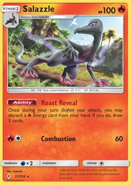 Salazzle⁣ - Unbroken Bonds⁣ (Rare)⁣ [31]