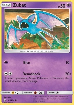 Zubat⁣ - Unbroken Bonds⁣ (Common)⁣ [64]