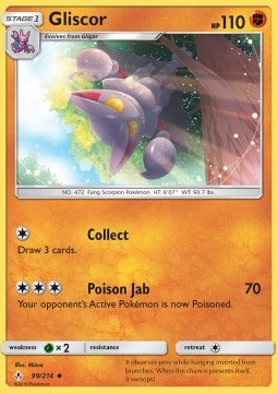 Gliscor⁣ - Unbroken Bonds⁣ (Uncommon)⁣ [99]