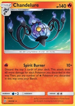 Chandelure⁣ - Unified Minds⁣ (Holo Rare)⁣ [30]