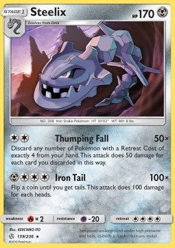 Steelix⁣ - Cosmic Eclipse⁣ (Holo Rare)⁣ [139]