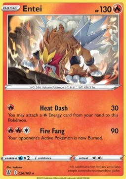 Entei⁣ - Battle Styles⁣ (Holo Rare)⁣ [20]