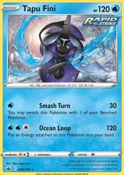 Tapu Fini⁣ - Chilling Reign⁣ (Holo Rare)⁣ [040]