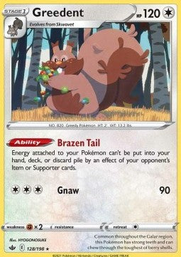 Greedent - Chilling Reign (Holo Rare) [CRE-128]