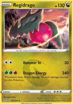 Regidrago⁣ - Evolving Skies⁣ (Holo Rare)⁣ [124]