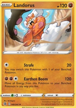 Landorus⁣ - Fusion Strike⁣ (Holo Rare)⁣ [148]