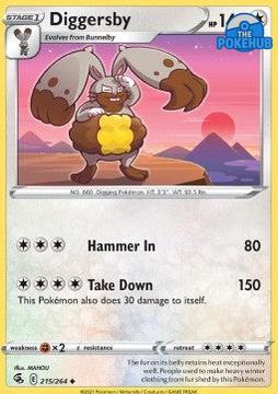 Diggersby‚Å£ - Fusion Strike‚Å£ (Uncommon)‚Å£ [215]