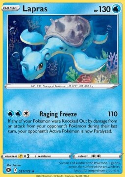 Lapras⁣ - Brilliant Stars⁣ (Rare)⁣ [031]