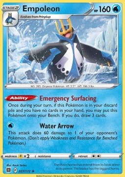 Empoleon‚Å£ - Brilliant Stars‚Å£ (Holo Rare)‚Å£ [037]