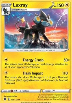 Luxray - Brilliant Stars (Rare) [BRS-051]