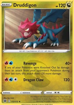 Druddigon - Brilliant Stars (Rare) [BRS-113]