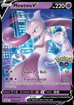 Mewtwo V⁣ - SWSH Black Star Promos⁣ (Promo)⁣ [223]