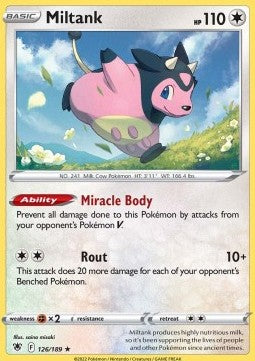 Miltank⁣ - Astral Radiance⁣ (Holo Rare)⁣ [126]