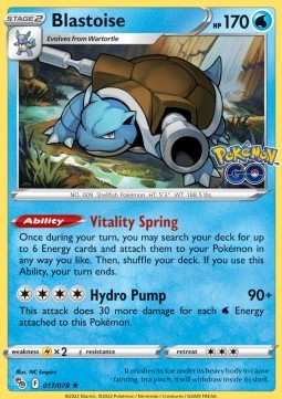 Blastoise⁣ - Pokémon GO⁣ (Holo Rare)⁣ [017]