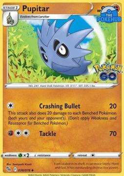 Pupitar‚Å£ - Pok√©mon GO‚Å£ (Uncommon)‚Å£ [038]