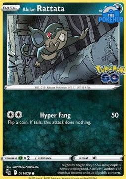 Alolan Rattata‚Å£ - Pok√©mon GO‚Å£ (Common)‚Å£ [041]