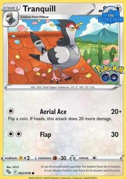 Tranquill‚Å£ - Pok√©mon GO‚Å£ (Common)‚Å£ [062]