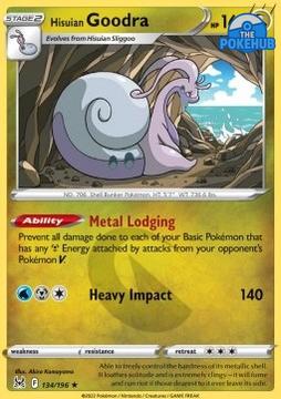 Hisuian Goodra‚Å£ - Lost Origin‚Å£ (Holo Rare)‚Å£ [134]