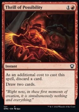 Thrill of Possibility⁣ - Commander: Dominaria United⁣ (Common)⁣ [127]