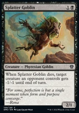 Splatter Goblin⁣ - Dominaria United⁣ (Common)⁣ [109]