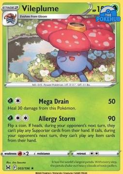 Vileplume‚Å£ - Lost Origin‚Å£ (Holo Rare)‚Å£ [003]