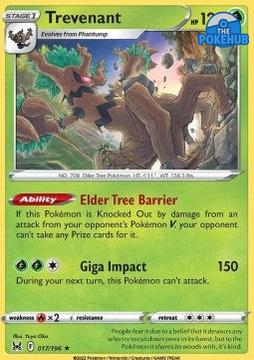 Trevenant‚Å£ - Lost Origin‚Å£ (Holo Rare)‚Å£ [017]