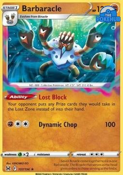 Barbaracle‚Å£ - Lost Origin‚Å£ (Holo Rare)‚Å£ [107]