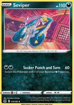 Seviper‚Å£ - Lost Origin‚Å£ (Uncommon)‚Å£ [116]