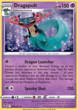 Dragapult⁣ - Silver Tempest⁣ (Holo Rare)⁣ [089]