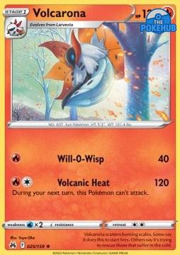 Volcarona‚Å£ - Crown Zenith‚Å£ (Rare)‚Å£ [025]