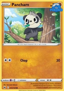 Pancham‚Å£ - Crown Zenith‚Å£ (Common)‚Å£ [072]