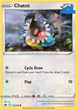 Chatot‚Å£ - Crown Zenith‚Å£ (Common)‚Å£ [112]