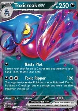 Toxicroak ex - Scarlet & Violet (Double Rare) [SVI-131]