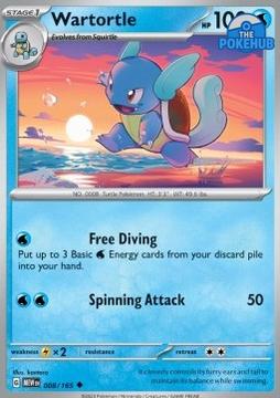Wartortle‚Å£ - 151‚Å£ (Uncommon)‚Å£ [008]