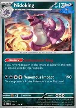Nidoking‚Å£ - 151‚Å£ (Rare)‚Å£ [034]