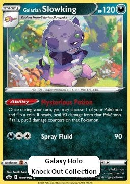Galarian Slowking⁣ - Chilling Reign⁣ (Promo)⁣ [098]